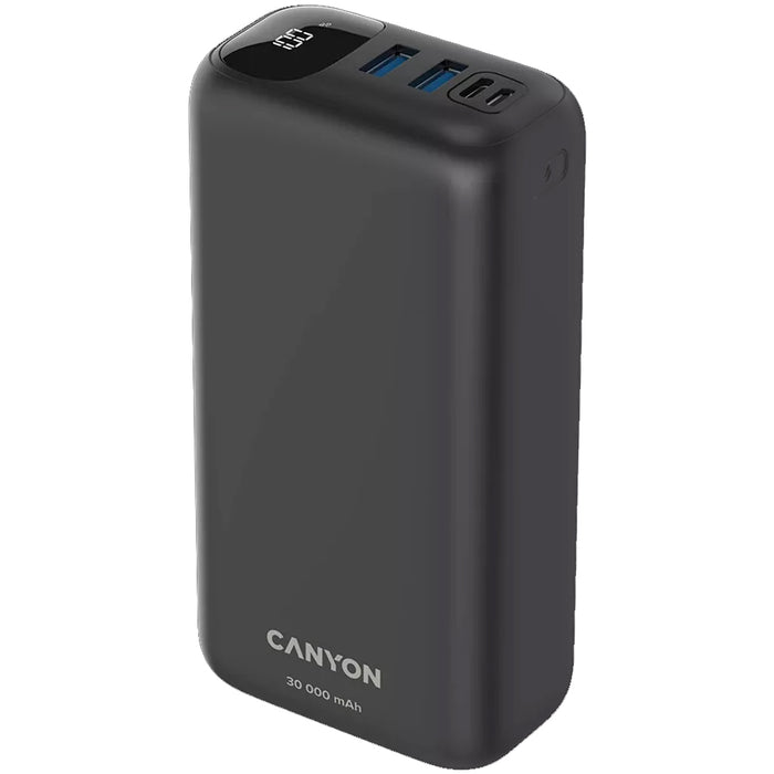 Canyon 30,000mAh Powerbank - Black - CNE-CPB301B