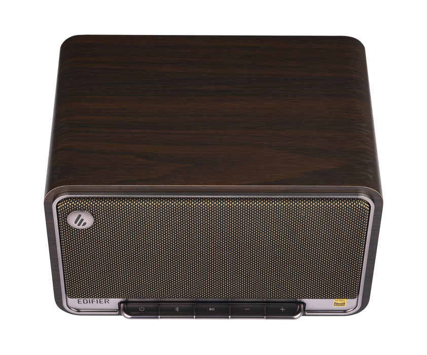 Edifier D32 Tabletop Bluetooth Hi-Res Speaker With Built In Battery - Black Walnut - CM-D32/BLKW