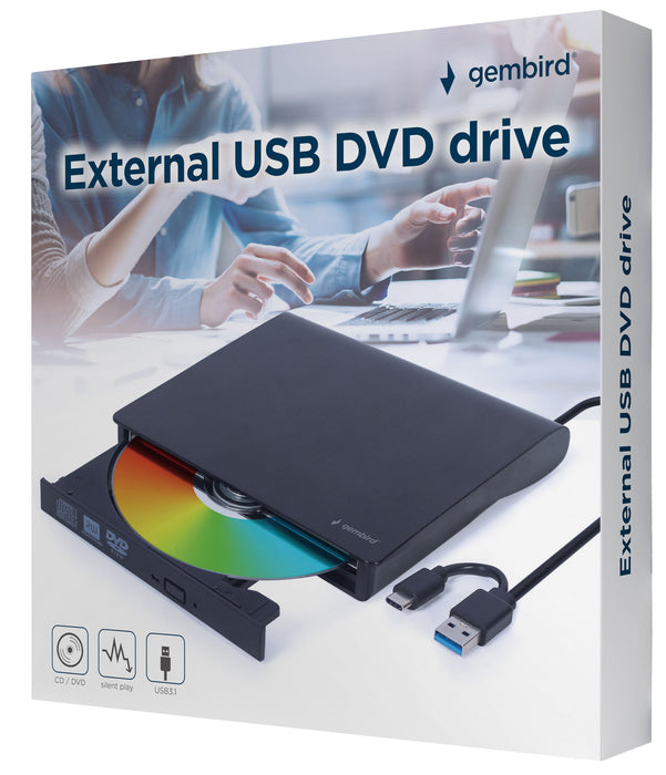 Gembird External USB DVD Drive - DVD-EXT-USB-02