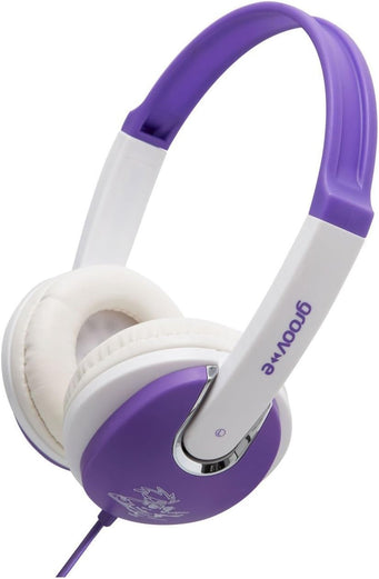 Groov-e 3.5mm Jack Kidz DJ Style Headphones – Violet – GV-590/VIOLET