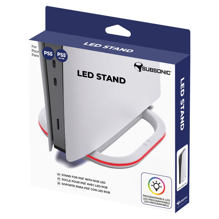 Subsonic RGB Vertical LED Stand For Playstation 5 - SUB-5686