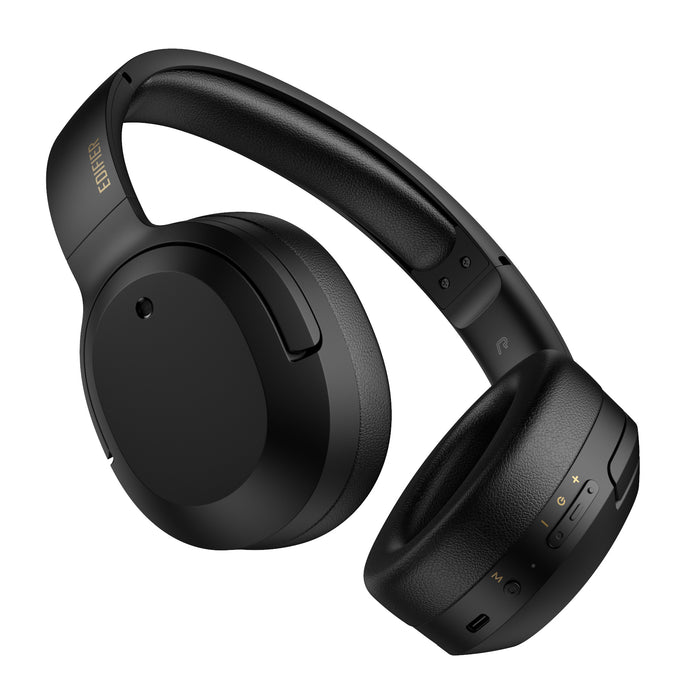 Edifier W820NB Plus Wireless Bluetooth Noise Cancelling Hi-Res Headphones - Black - HS-W820NB-PLUS/BLK